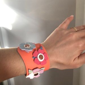 Leather cuff bracelet